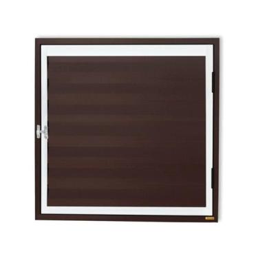 Imagem de Abrigo D'Água/Gásplus 1 Folha sem Ventilação 80x80cm Brimak Mix Corten