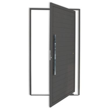 Imagem de Porta Pivotante Lambril com Puxador Super 210cm x 100cm Brimak Abertur