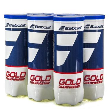 Imagem de Bola de Tênis Babolat Gold Championship Pack com 6 Tubos-Unissex