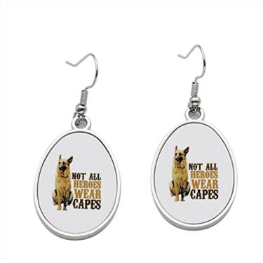 Imagem de Brincos Not All Heroes Wear Capes - Brincos com pingente para meninas - Presente de festa de aniversário dos namorados