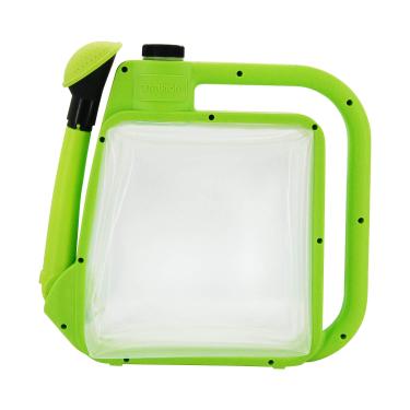 Imagem de Centurion Regador de plástico transparente dobrável 1407, 3 litros com bocal giratório, bico de haste longa, design ergonômico compacto com sistema de irrigação e derramamento ideal para gramado e