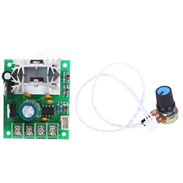 Imagem de Fafeicy DC Motor Controller PWM Stepless Switch Placa de acionamento de alta potência para 6 V / 12 V / 24 V / 30 V, 60 x 50 x 28 mm, Indústria Automatizada