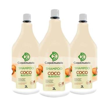 Imagem de Shampoo Corpo Dourado Coco Nutritivo 2L (Kit Com 3)