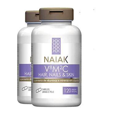 Imagem de Kit 2 Colágeno Verisol Hair Nails & Skin Naiak 120 cápsulas