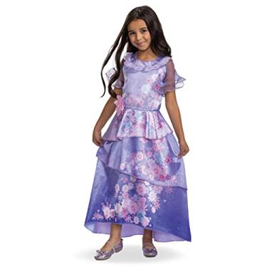 Imagem de Fantasia de Isabella Encanto, vestido oficial Disney Isabella Encanto para meninas, tamanho infantil (4-6x)