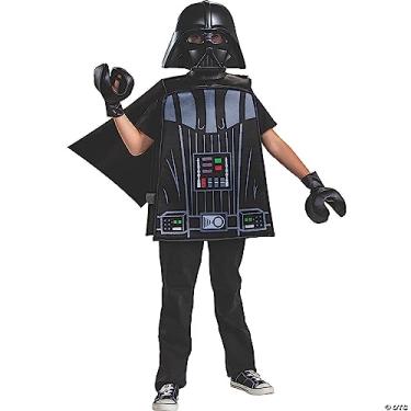 Imagem de Disguise Lego Darth Vader Costume, Lego Star Wars Themed Basic Character Outfit Black, Childrens Size (115359)