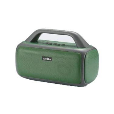 Imagem de Caixinha De Som Portátil Auto Falante Bluetooth 5.1 100w Rms(Verde-musgo) (verde)