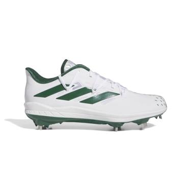 Imagem de adidas Tênis masculino Adizero Afterburner 9, Branco/Team Verde Escuro/Branco, 12.5