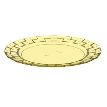 Imagem de Prato M, Amarelo Transparente, Crippa