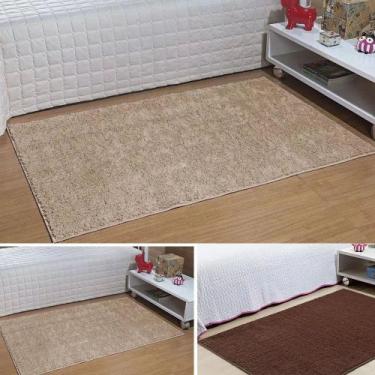 Imagem de Kit 3 Tapete Passadeira Classic 50 X 100 Trigo e Marrom - Tapetes Oasi