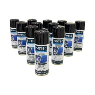 Imagem de Verniz Isotec Aerossol Incolor Implastec 170g 300ml (Caixa com 12 Peça