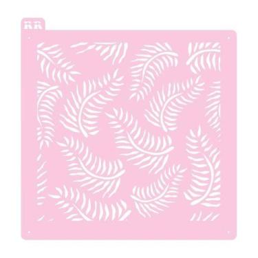 Imagem de Stencil para Biscoito - Folhas de Palmeira - Ref 4014 - 1 unidade - RR