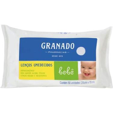Imagem de Lenço Umedecido Toalha Tradicional Neutro Sem Cheiro Granado Pacote co