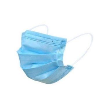Imagem de Mascara descartável tripla camada com clip nasal com elástico 50 unida