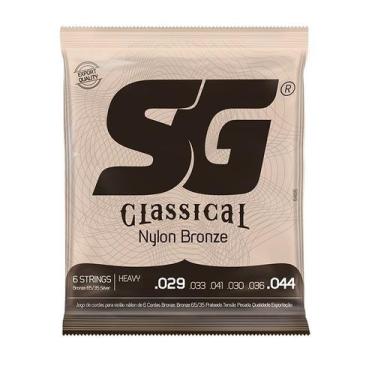 Imagem de Encordoamento Violão Nylon Alta SG 65/35 Prata 5405