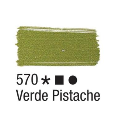 Imagem de Tinta Tecido Fosca 37ml Tons Escuros - Acrilex, 570 - VERDE PISTACHE