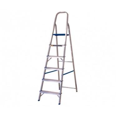 Imagem de Escada de Abrir Residencial em Alumínio com 06 Degraus Alumasa