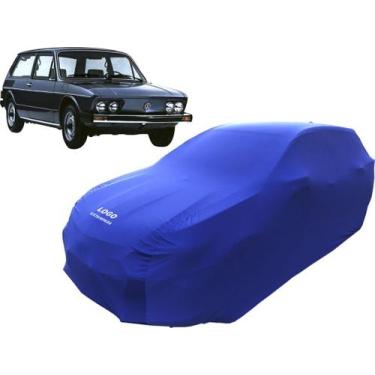 Imagem de Capa De Tecido Para Carro Volkswagen Brasilia - Mz, Azul