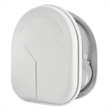 Imagem de Geekria Capa UltraShell para JBL Live 650BTNC, Tune 700BT, T750BTNC, Live 500BT, Lifestyle E65BTNC Fones de ouvido de reposição, capa rígida de reposição bolsa de transporte de viagem com espaço para acessórios (branca)