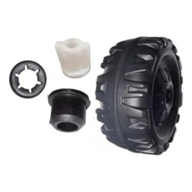 Imagem de Roda, Buchas E Trava Para Carro Do Smart Passeio & Pedal, Preto