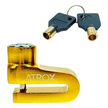 Imagem de Trava De Disco Moto Bike 35mm Antifurto Universal Completo - Atrox, Do