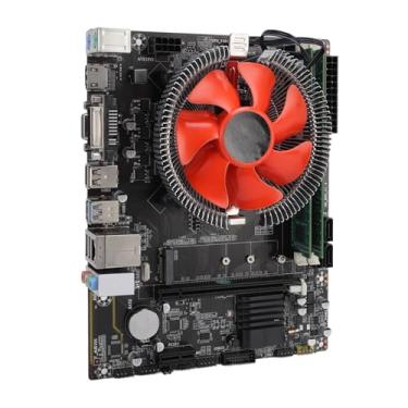 Imagem de Kit de Placa-mãE para Computador de Mesa, 4 Núcleos de 8 Fibras de Canal Duplo 8g DDR3 Memória M.2 PCI E 16X Slot NGFG NVME DDR3 1600/1333/1066 MHZ Power Pinaterboard para I7
