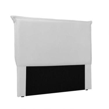 Imagem de Cabeceira Garden Cama Box Solteiro 90Cm material sintético Branco - DR