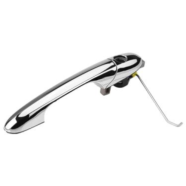 Imagem de Maçaneta Porta para 500 2012-2018, Alça de Porta Externa de Acabamento Cromo Premium, Fácil de Instalar, Ajuste Apenas para Veículos de Acionamento Esquerdo, Alça de Pós-venda Com OEM (A mão do