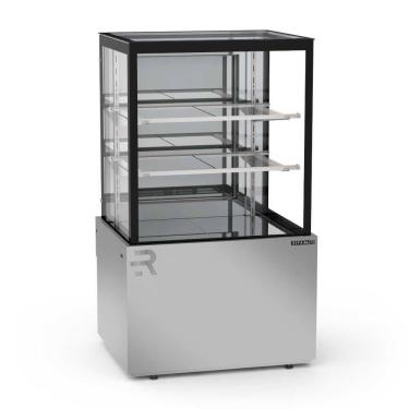 Imagem de Vitrine Seca 75 cm 2 Prateleiras Titanium Premium Inox VTPRS750 2P 220V - Refrimate