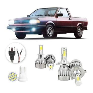 Imagem de Lampadas Led Volkswagen Saveiro G1 1987 A 1990 H4 H3 20000lm - V10, Br