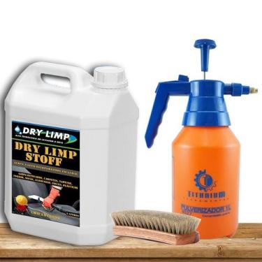 Imagem de Kit Lavagem de Estofados 50 Litros + Pulverizador + Escova - Dry limp