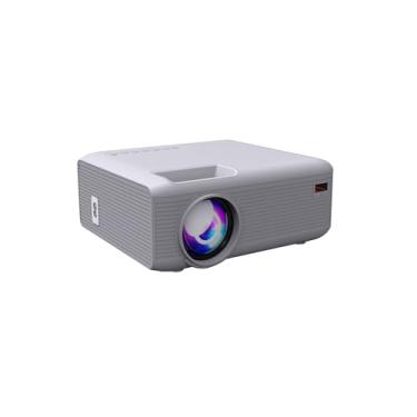 Imagem de Mini projetor 1080p com Bluetooth, projetor de telefone conectado, tela grande de 508 cm, projetor de filmes portátil para ambientes externos/domésticos, compatível com Android/iOS/PS5/TV sticklaptop