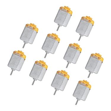 Imagem de Mini Motor, Pequeno Motor Dc, Mini Motor Dc de Alta Velocidade, Baixo Ruído, Pequenos Motores Dc, 10 Peças, Mini Motor Elétrico para Hobby, Brinquedos Diy, Carros (Amarelo)