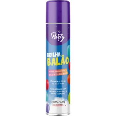 Imagem de Spray Brilha Balão MY PARTY 300ML para Decoração de Festas - Aeroflex