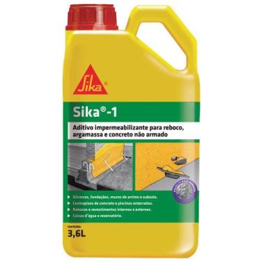 Imagem de Impermeabilizante Sika 1 3,6 Litros - 427979 - SIKA