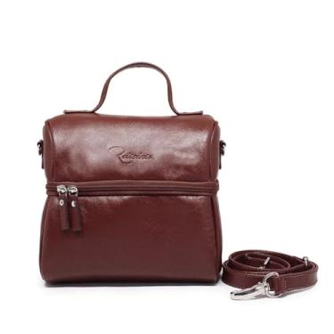 Imagem de Bolsa Térmica para Marmita de Couro Legítimo Relicário - Sam (Pinhão)