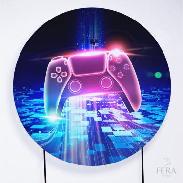 Imagem de Painel Decorativo para Festa 1,80x1,80 metros Vesti Fácil com Elástico Gamers - Fera Print