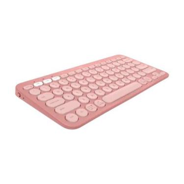 Imagem de Teclado Sem Fio Logitech Pebble Keys 2 K380s Bluetooth Rosa US -  920-