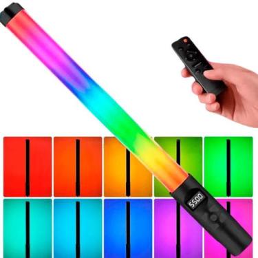 Imagem de Bastão Led Recarregável Com Luz Para Lives E Vlogs - Relet