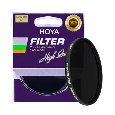 Imagem de Hoya R72 Filtro de lente infravermelho rosqueado de 49 mm - Filtro de passagem IR para efeitos de lente de câmera, alcance de transmissão de luz de 760 nm e 860 nm para melhorar os efeitos criativos
