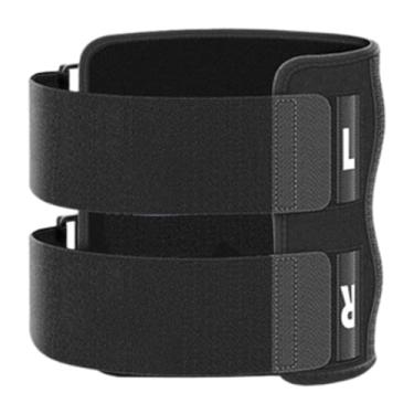 Imagem de Deevoka Protetor de perna ergonômico e leve, suporte para panturrilha, para futebol, tênis, vôlei, treino, ciclismo