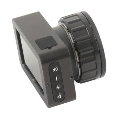 Imagem de Câmera ocular do telescópio Câmera eletrônica ocular eletrônica 4K Definição de alta definição 3 polegadas Exibir monitoramento em tempo real Instalação fácil armazenamento