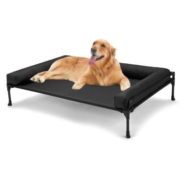 Imagem de Cama de cachorro Veehoo Elevated Raised Cooling Outdoor para cães grandes