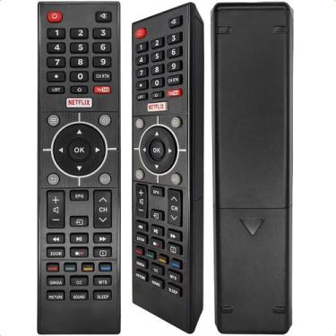 Imagem de Controle Remoto Compatível Com Semp L32S3900S Atalho Netflix Youtube C