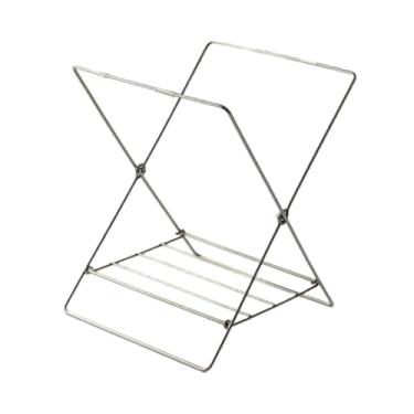 Imagem de Bothyi Suporte para saco de lixo dobrável, portátil e resistente, suporte para saco de lixo para áreas internas e externas, churrasqueira, lavanderia