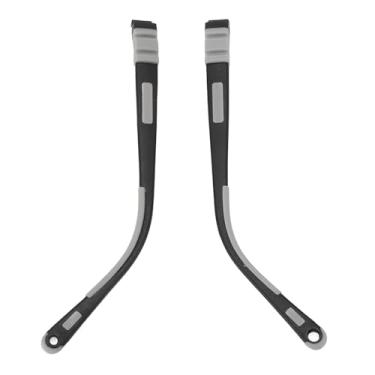 Imagem de 1 par de óculos flexíveis de encaixe de silicone para substituição de pernas de óculos infantis com furos acessórios de óculos