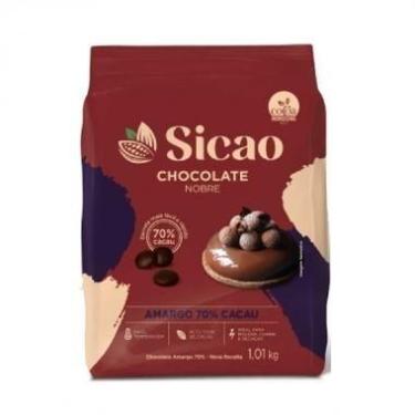 Imagem de Chocolate em Gotas Amargo 70% Cacau Sicao 1,01KG - Barry Callebaut