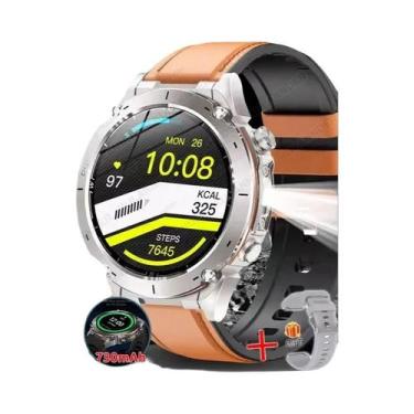 Imagem de Relógio Inteligente Militar GPS 1.43" AMOLED Bússola 10ATM À Prova D'Á