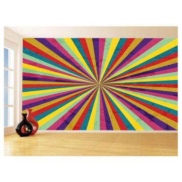 Imagem de Papel De Parede 3D Geométrico Formas Linhas GMT100 1,75X2,0M