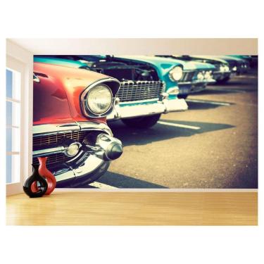 Imagem de Papel De Parede 3D Carro Antigo Clássico Vintage 3,5M Cxr26